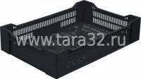 Пластиковый ящик перфорированный 600x400x135, черный