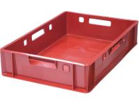 Ящик пластиковый 600х400х120 Е1, красный
