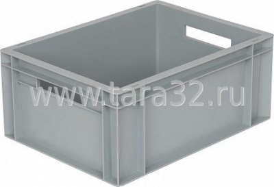 Ящик 400х300х175 сплошной, гладкое дно, с ручками